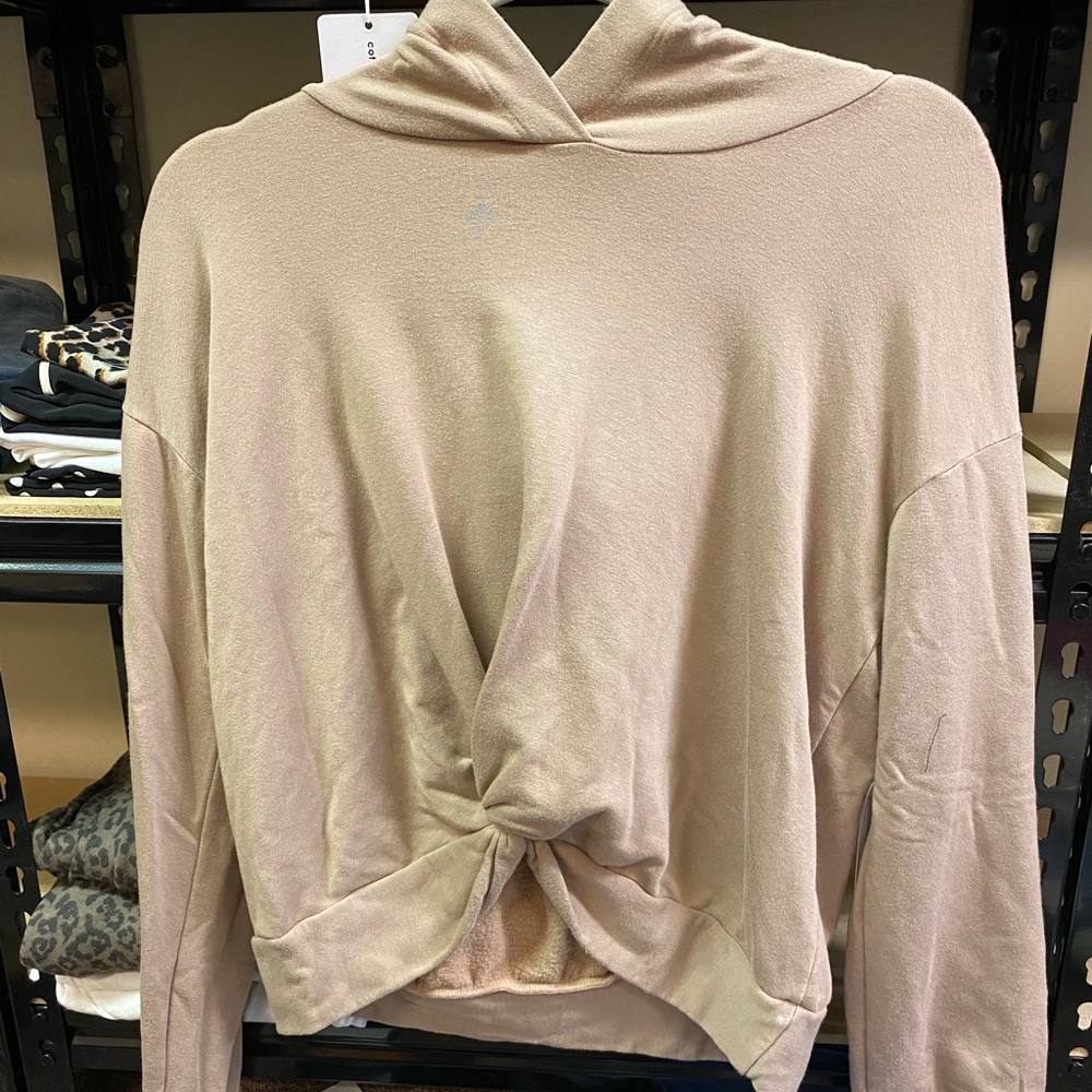 Stateside twist front hoodie
